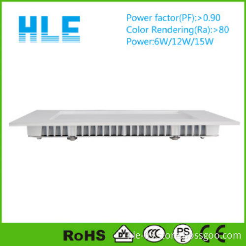 cw 15w dimmable living room led slim panel light